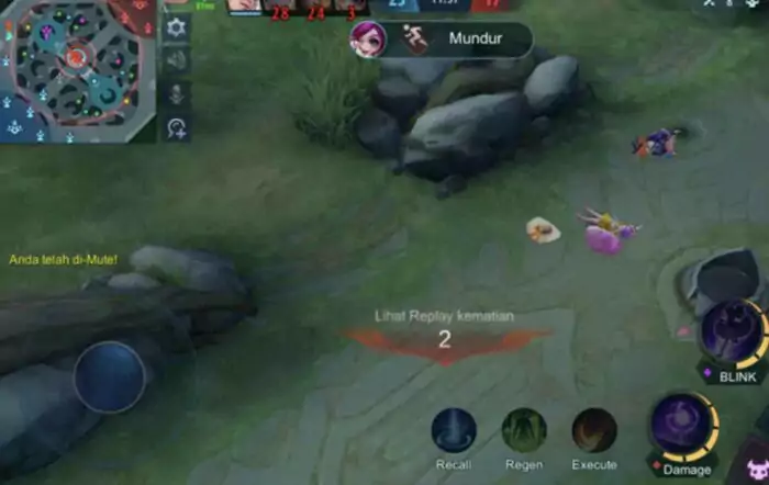 Mute mobile legends