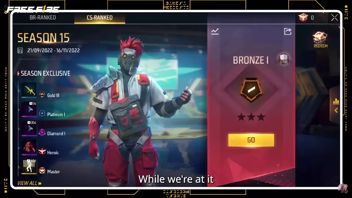 Kapan Reset CS Rank Season 15 FF