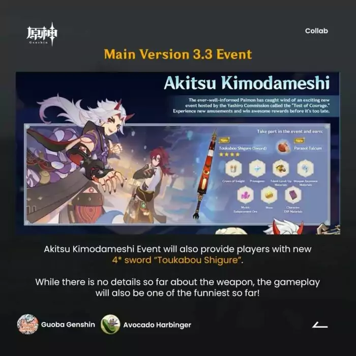 Genshin Impact 3.3