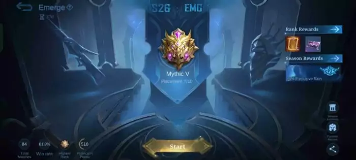 Reset Season 26 Mobile Legends