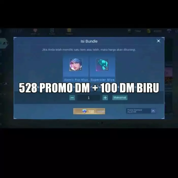 Promo diamond ALLSTAR