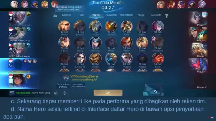 Ban Hero Draft Pick 2