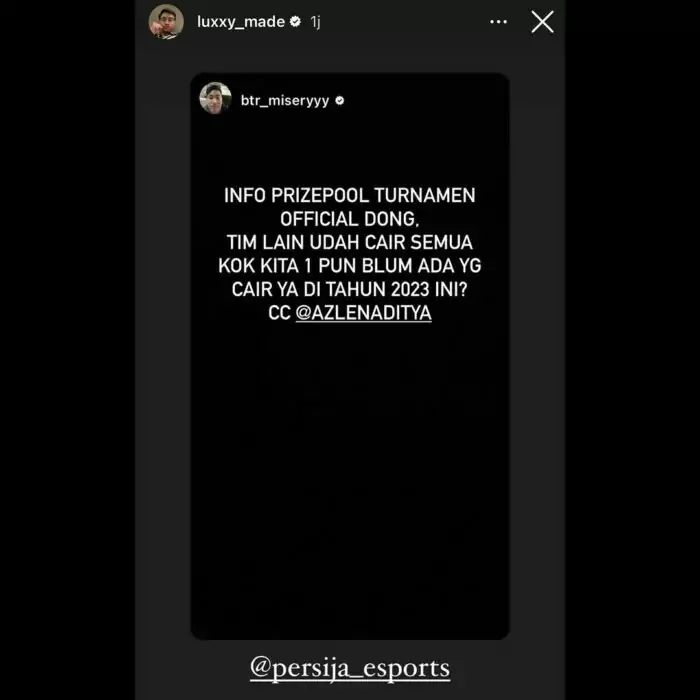 Gaji Persija EVOS