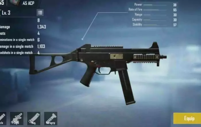 senjata pubg mobile